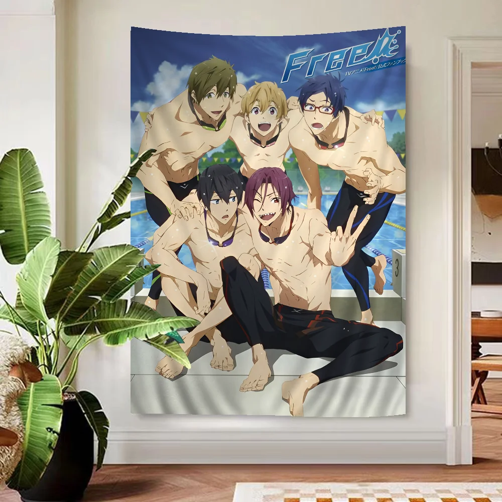 Anime Free Hippie Wall Hanging Tapestries For Living Room Home Dorm Decor Art Home Decor