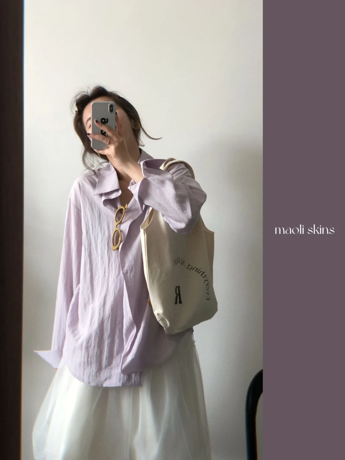 

Ele V-Ne irt for Women Casual Loose Fit Long Sve Commute Sle Micro Wrinkle Texture Busin Casual Pure Color