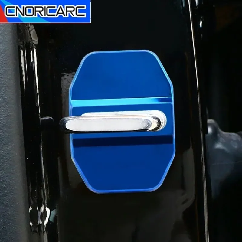 Car For Mercedes Benz W176 W246 W204 W212 W166 C117 X156 X204 X166 Door Lock Buckle Protection Cover Decals Interior Accessories