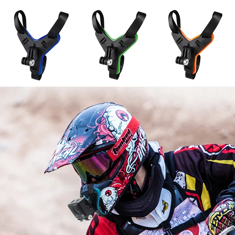 

New Helmet Holder Strap Bracket Action Camera Fixing Bracket Mount Panoramic Camera Brackets For Ant Movement Camera DJI Hero9