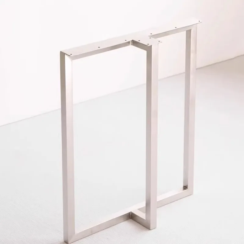 Stainless Steel Table Leg Bracket Heavy Duty Metal Stand for Dining Coffee Bar Desk Accessories Multipurpose Furniture Base