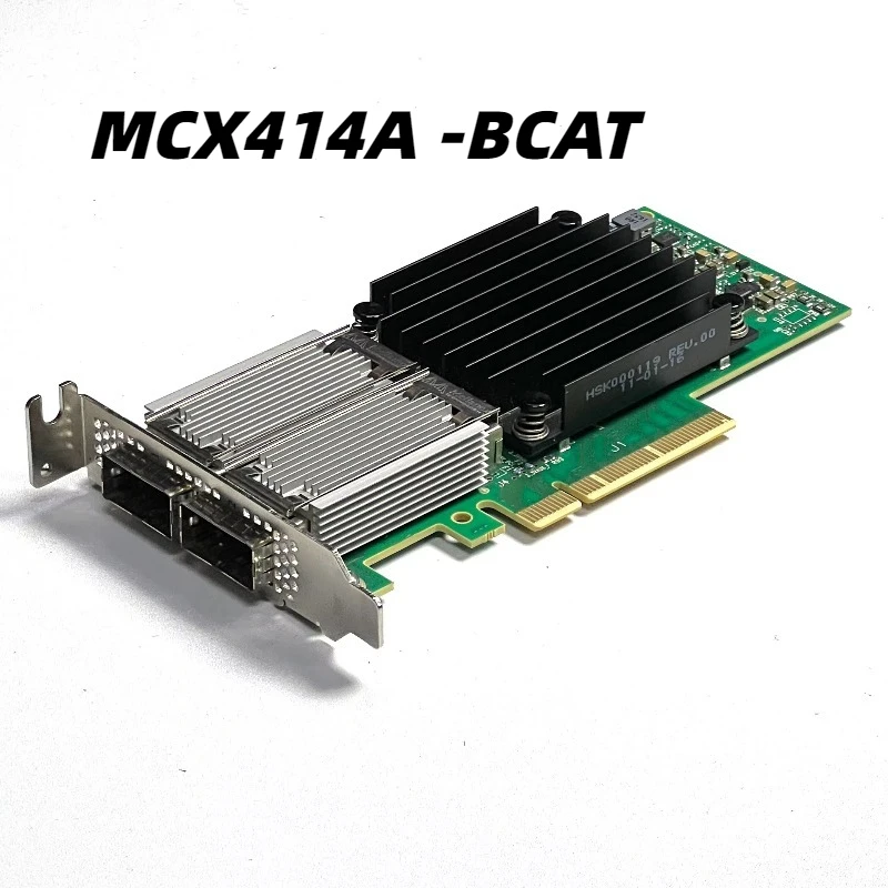 40/56GbE MCX414A -BCAT CX414A Dual 10 Gigabit fiber optic network interface card
