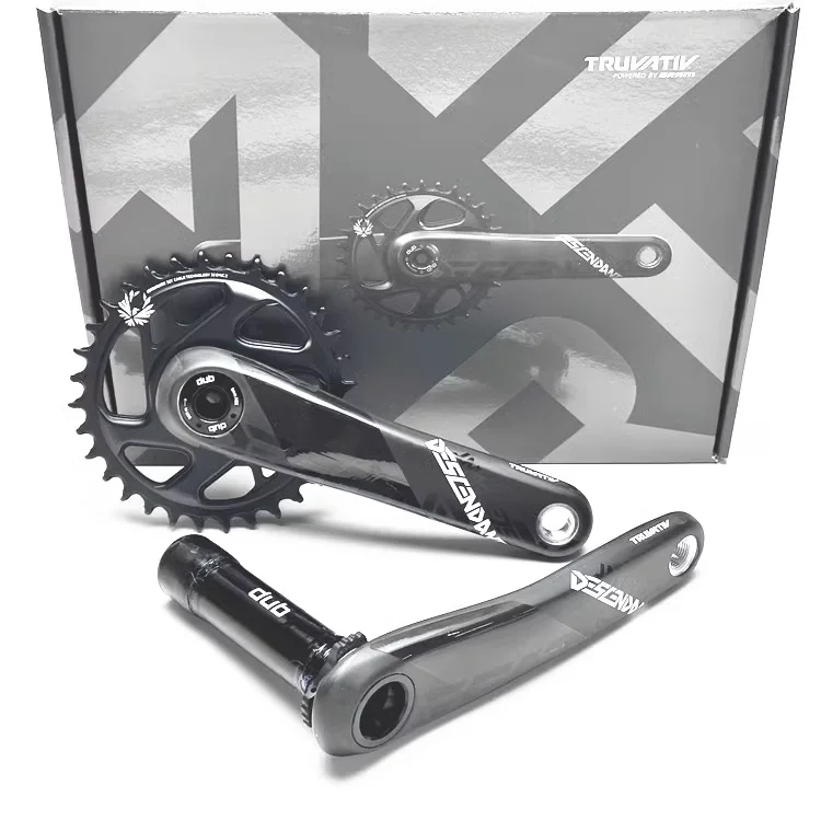 SRAM TRUVATIV DESCENDANT Carbon DUB Crankset Less weight with Direct Mount ring  Most affordable carbon crankset in the industry