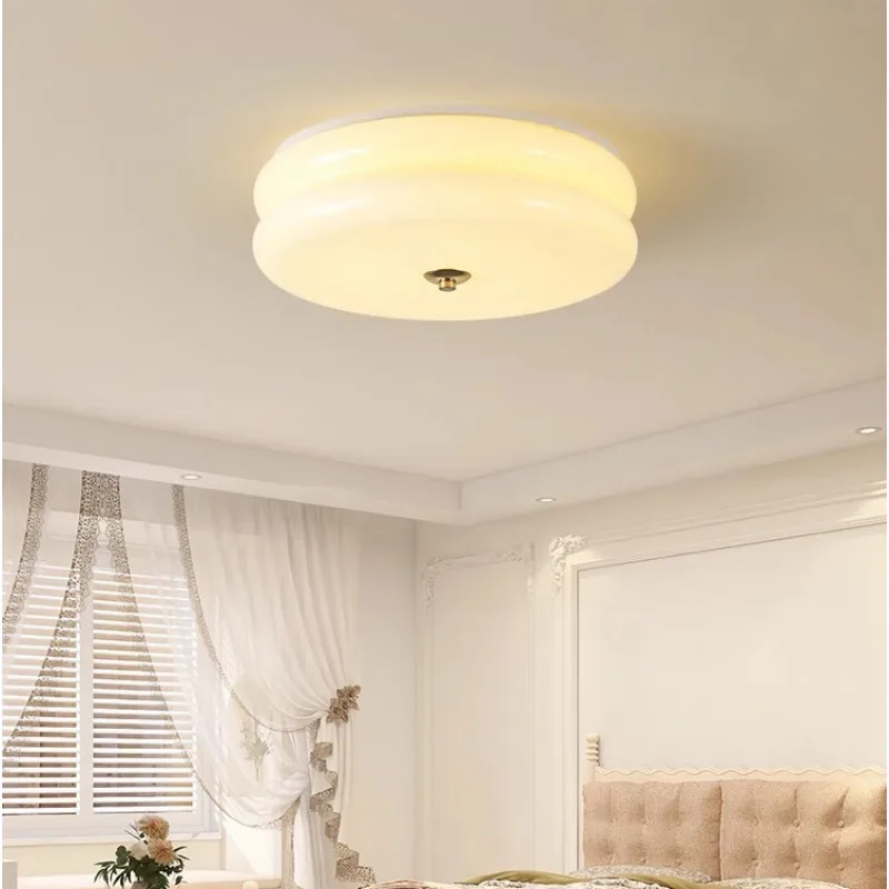 

Simple Round Glass LED Ceiling Lights Modern Nordic Pendant Light Home Decoration Bedroom Living Room Chandelier Ceiling Lamp