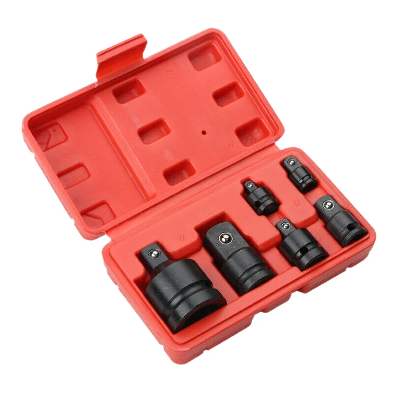 

6PCS Impact Reducer & Sleeve Adapter Socket Wrench 1/4 1/2 3/8 3/4 Drive Air Ratchet Breaker Drive Spanner