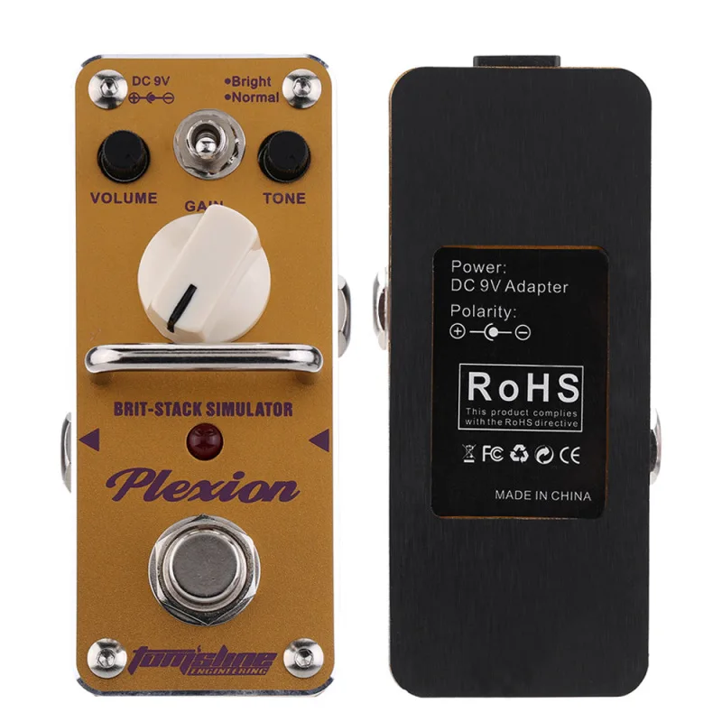 APN-3 Plexion Brit-stack Simulator Electric Guitar Effect Pedal Mini Single Effect with True Bypass Guitarra Effect Pedal