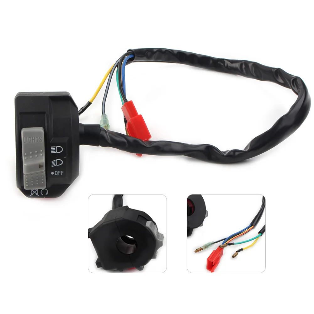 Motorcycle On Off switch Run Start Stop Headlight Kill Switch For Yamaha Blaster YFS200 1988-2001 Motorbike Accessories