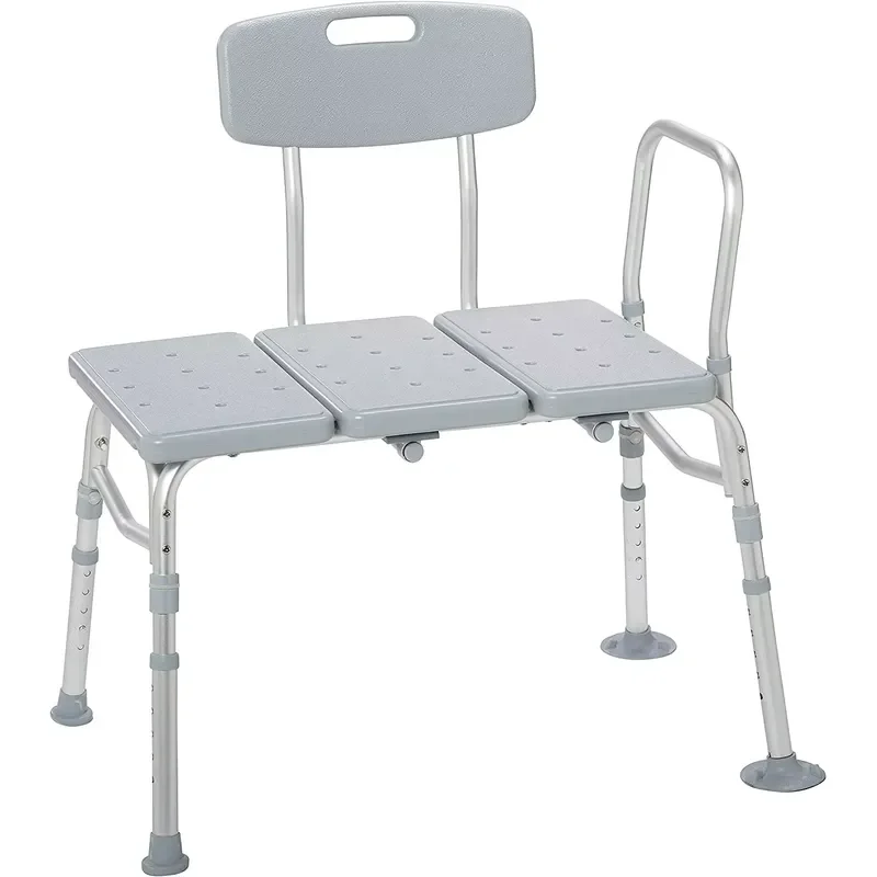Aluminum Alloy Shower Chair for Elderly Pregnant Women Non Slip Plastic Seat 150kg Load Bathroom Safety Equipment Household