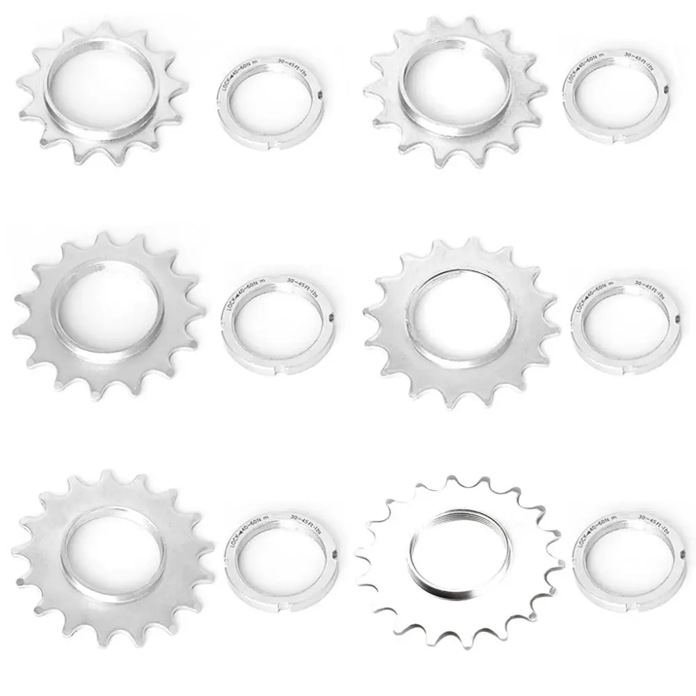 13T 14T 15T 16T 17T 18T دراجة محور عجلة حرة قفل الكربون الصلب دراجة عجلة Cogs 1 سرعة Fixie المسار الثابتة والعتاد عجلة حرة #2