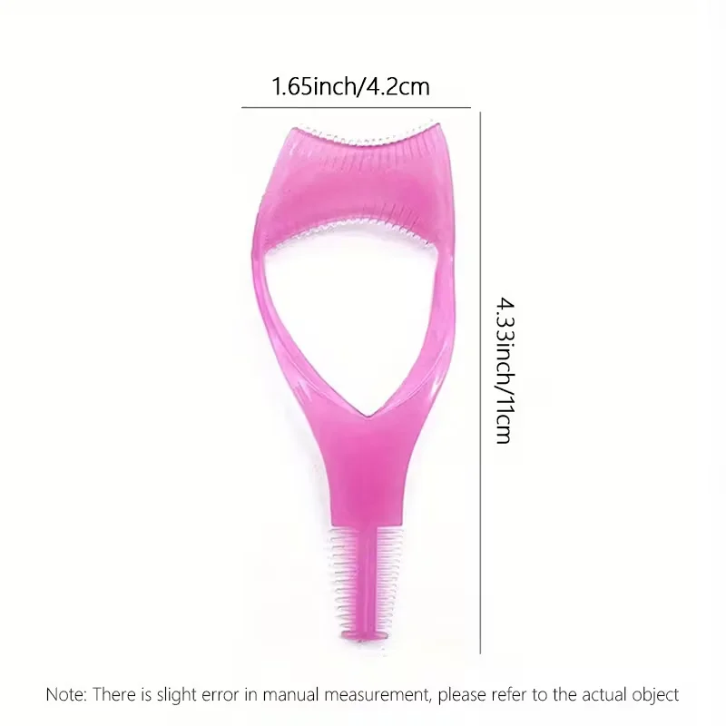 Scudo e applicatore per mascara 3 in 1, previene macchie per un'applicazione impeccabile delle ciglia superiori/inferiche