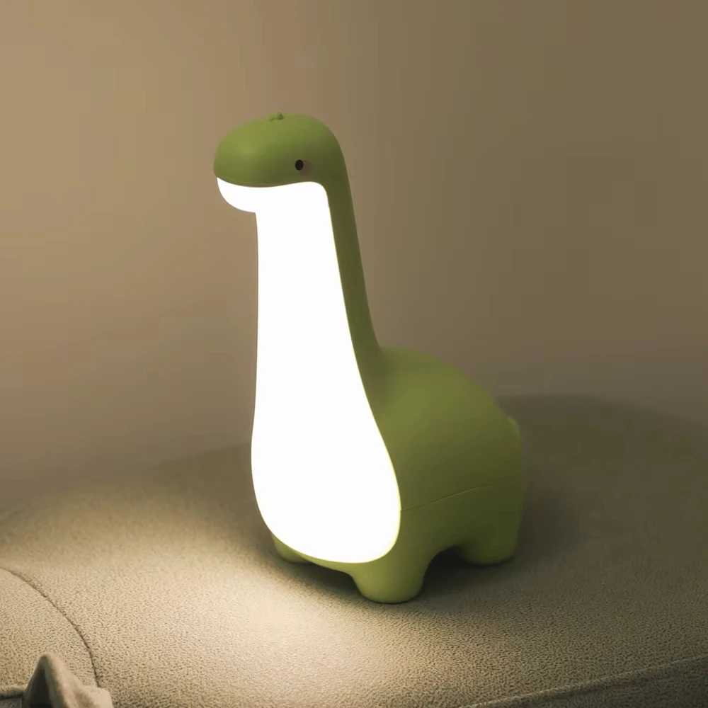 USB Dinosaur Night Light Cute Children\'s Night Light Eye Protection Bedside Lamp Charging Room Decoration Children\'s Night Light