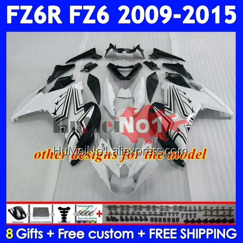 Body For YAMAHA FZ 6R FZ-6R FZ6 FZ6N 372No.19 FZ6R 09 10 11 12 13 14 15 2009 2010 2011 2012 2013 2014 2015 Glossy color Fairing