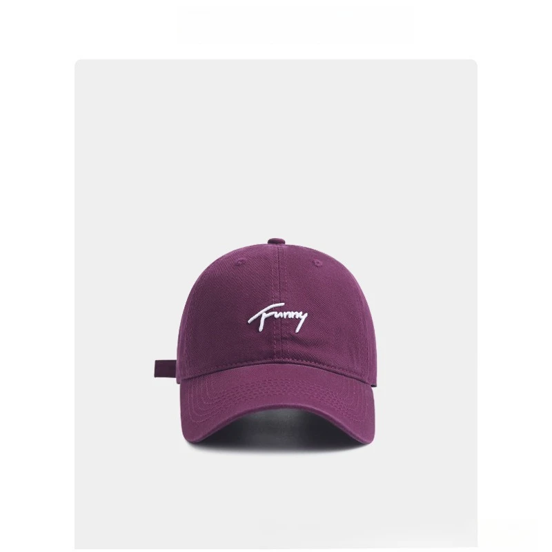 Korean Version of The New Embroidered Soft Top Cap Women's Fashion Versatile Street Sunshade Sunscreen Baseball Hat