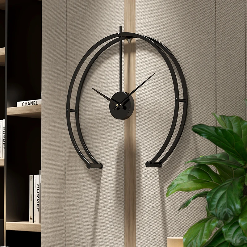 

Nordic Round Wall Clocks Restaurant Luxury Digital Mechanism Large Wall Watch Wall Watch Creative Reloj Pared Room Decorations