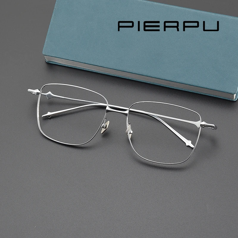 2024 New Fashion Titanium Retro Optical EyeGlasses oversized Frames Men Women Reading Myopia glasses Frame Prescription Eyewear