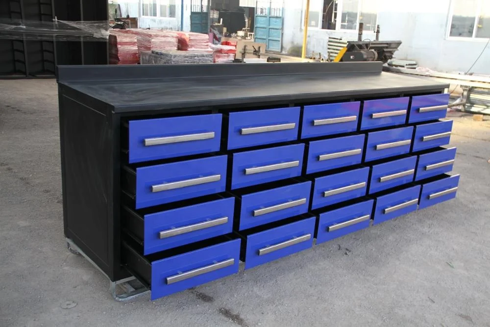 SUIHE Heavy Duty Stainless Steel workbench Tool chest with drawer Tool Cabinet and work bench