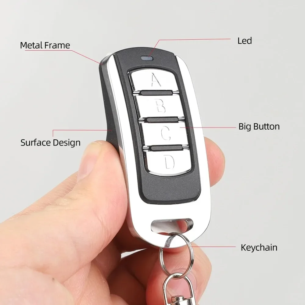 4 in 1 Multi Frequency Duplicator 287-868MHz Rolling Code 433MHz 868.35mhz Garage Door Gate Remote Control Handheld Transmitter