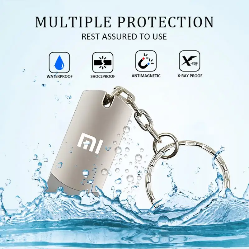 Xiaomi Usb 16Tb Otg Metaal Usb 3.1 Pen Drive Sleutel 2Tb 4Tb Type C Hoge Snelheid Pendrive Mini Flash Drive Memory Stick Waterdicht