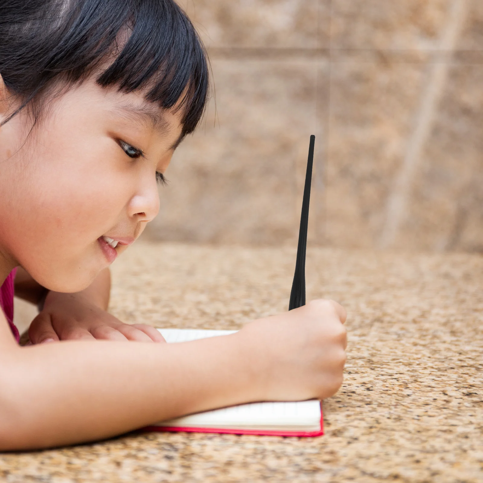 Suporte para caneta de caligrafia, alça de resina, ponta substituível, ferramenta de escrita para prática de desenho, caneta tinteiro, suprimentos de desenho de tinta