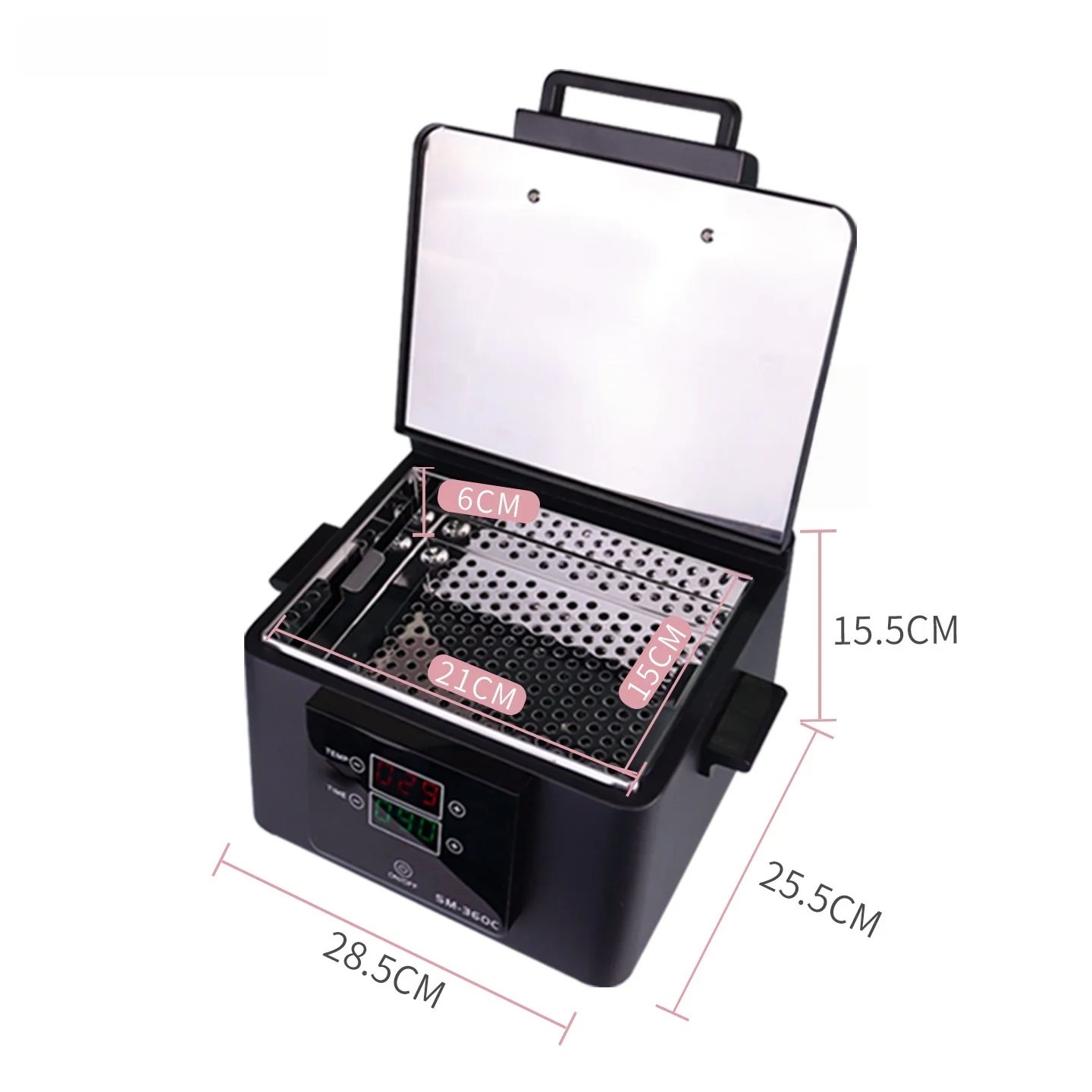 Fixed time nail tool heating and disinfection cabinet  beauty instrument sterilization and disinfection box
