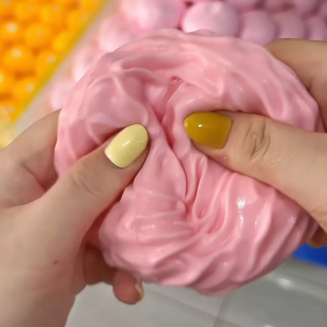 Knuspriges Imitations-Creme-Spielzeug, Füllbare Fidget-Toy-Blöcke, ASMR-Sound, Anti-Stress-Hand-Squeeze-Entspannungsgeschenk für Erwachsene – Detail 5