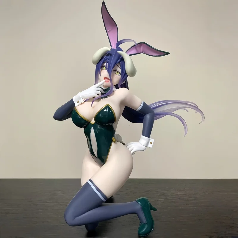 ฟิกเกอร์อนิเมะเวอร์ชั่นญี่ปุ่นใหม่ รุ่นดั้งเดิม แฟนคลับ Overlord ตัวละคร Oneseventhcarat อัลเบโด้ ชุดกระต่ายสาว ของตกแต่งโต๊ะทำงาน ของเล่น ของขวัญ