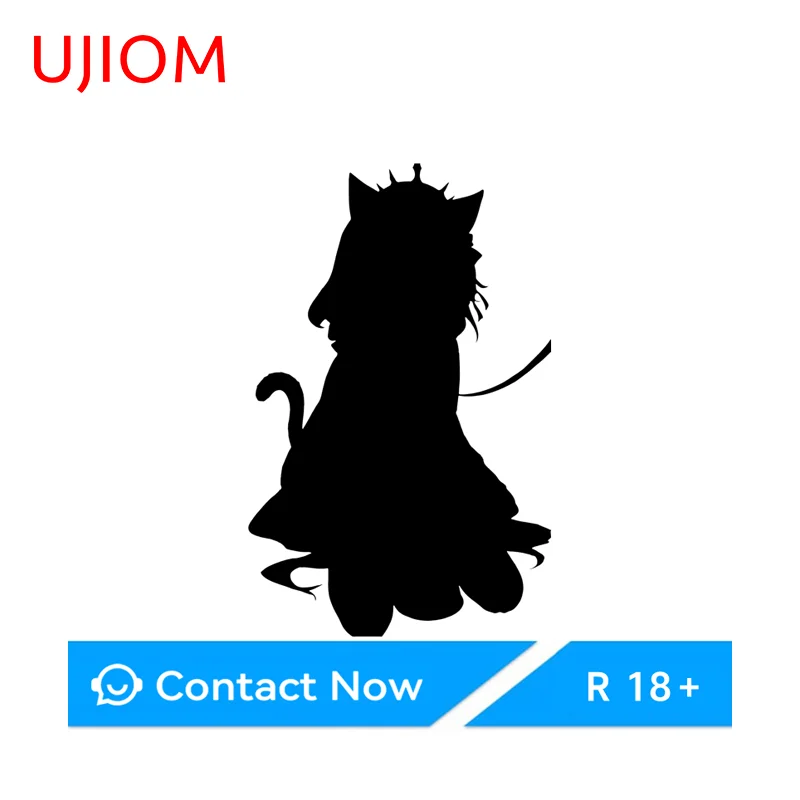 UJIOM Lyssa Konkai Star Rail Wall Sticker Cat Ears Surfboard Aquaflask Waterproof Decal Occlusion Scratch Refrigerator Windows