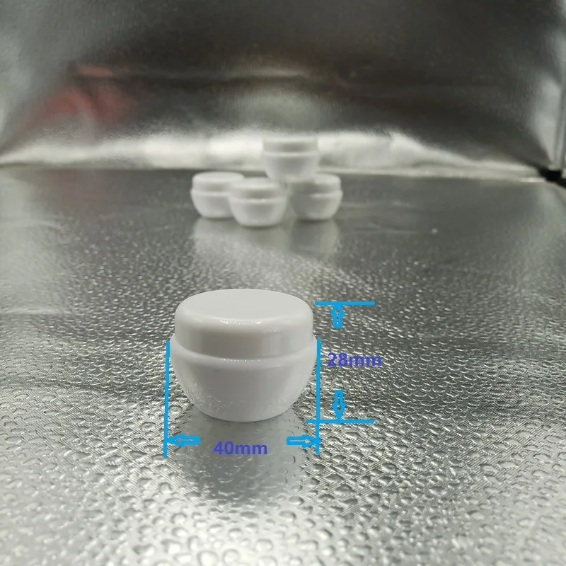 10 ml Pilz-Cremeglas, PP-Reisebehälter, nachfüllbare Kosmetikflasche für Perlenpulver, nachfüllbare Flaschen