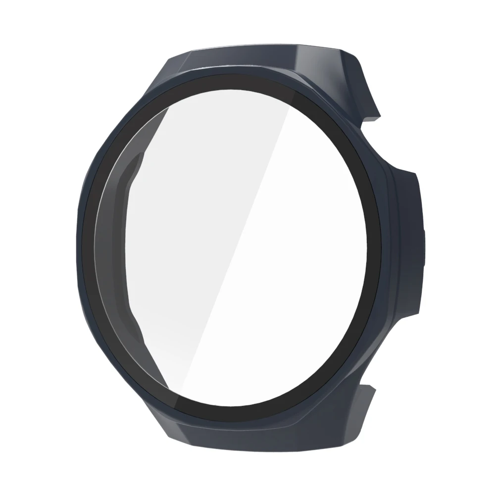 Screenprotectorhoes Compatibel met Huawei Watch GT 5 46 mm hoes met schermbeschermer Beschermhoes van gehard glas