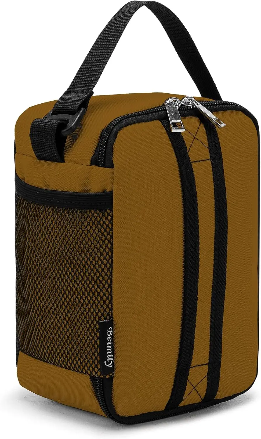 BEIMILY Lunch Box for Men Women Adults,Mini Insulated Lunch Bag for Office Work Picnic,Reusable Portable Lunchbox,Soft Cooler To