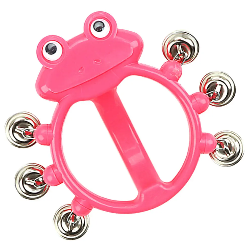 Tambourin pour enfants, Instrument de Percussion portatif en forme de grenouille, faveur de fête d'anniversaire musicale, développement de la musique Durable et sûr
