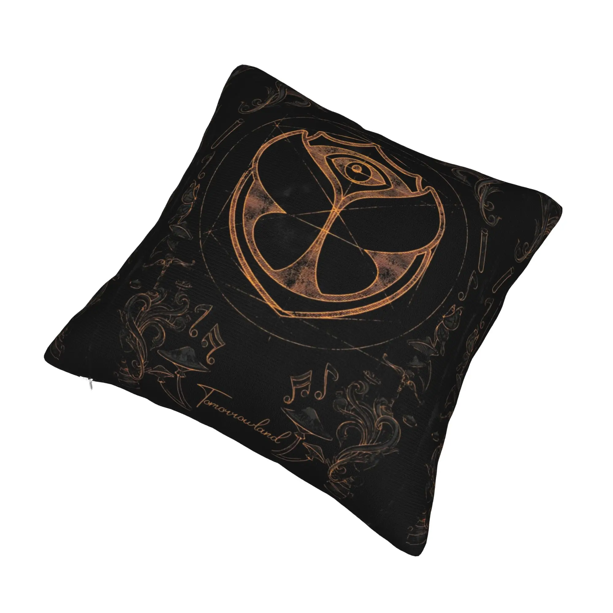 Luxury Tomorrowland Cushion Cover Soft Belgian Electronic Dance Music Festival Throw Pillow Case Home Decor