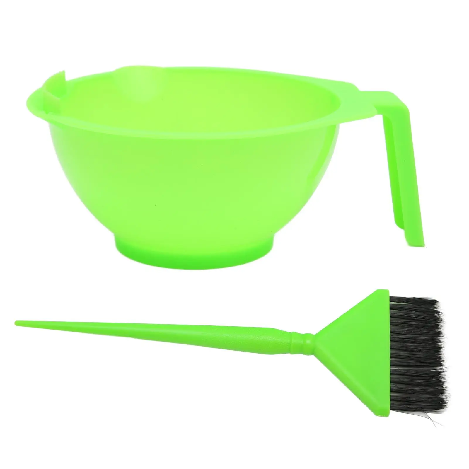 

Hair Dye Brush & Bowl Set - Ergonomic Mixing Kit with Soft Nylon Bristles, Skid-Resistant Handle for salon Use