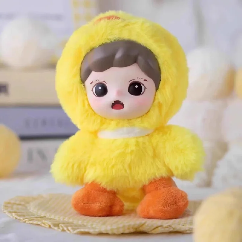 Genuine Zorra Fluffy Cabin Series Vinyl Dolls Blind Box Toys Cute Backpack Pendants Model Cartoon Decor Adult Kids Surprise Gift