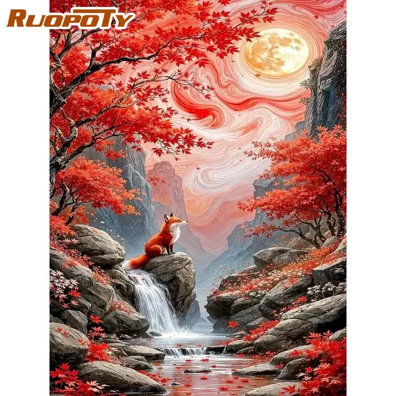 RUOPOTY Scenery Diamond Painting Home Wall Art Decor Diy Crafts Full Round/Square Modern Home Decor Art Supplies