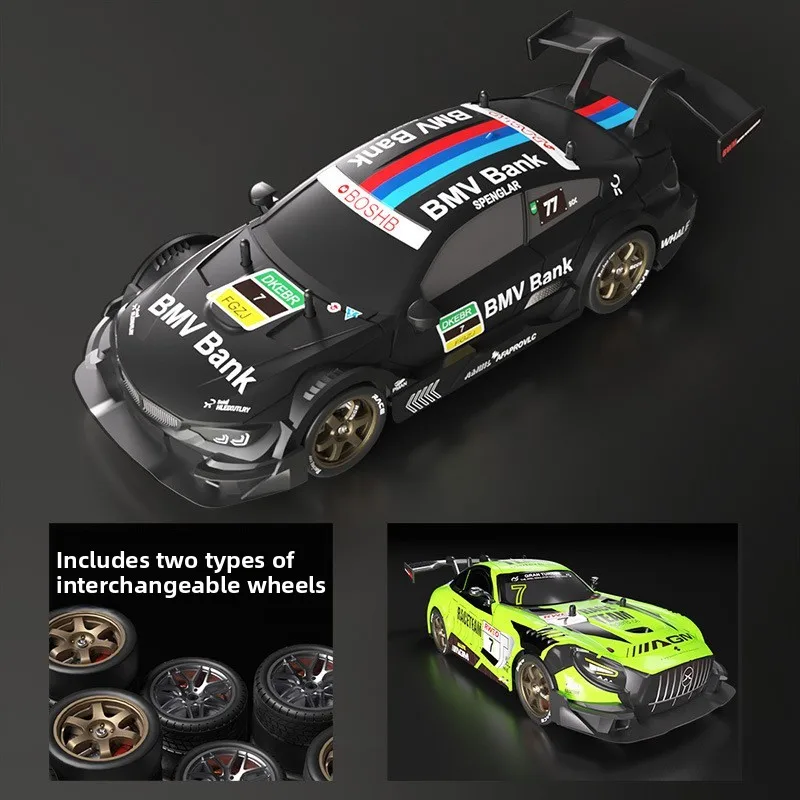 

High-Speed Four-Wheel Drive Remote Control Car Drift Profional Toys Engli Paaging Metal Body for Children over 5 Years