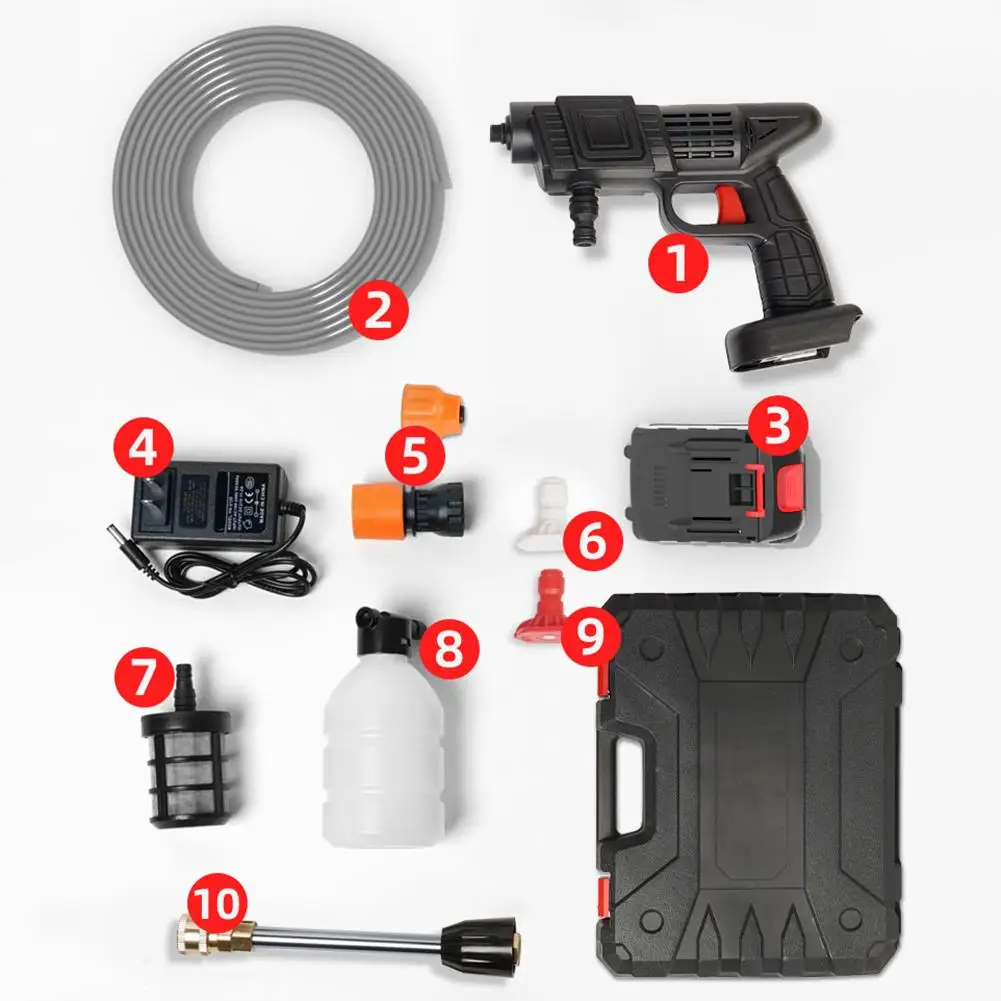 

For Outdoor Cleaning Electric Pressure Washer Yards Cleaning Tool Handheld Electric Pressure Washer Car Washer 260W Motor Power