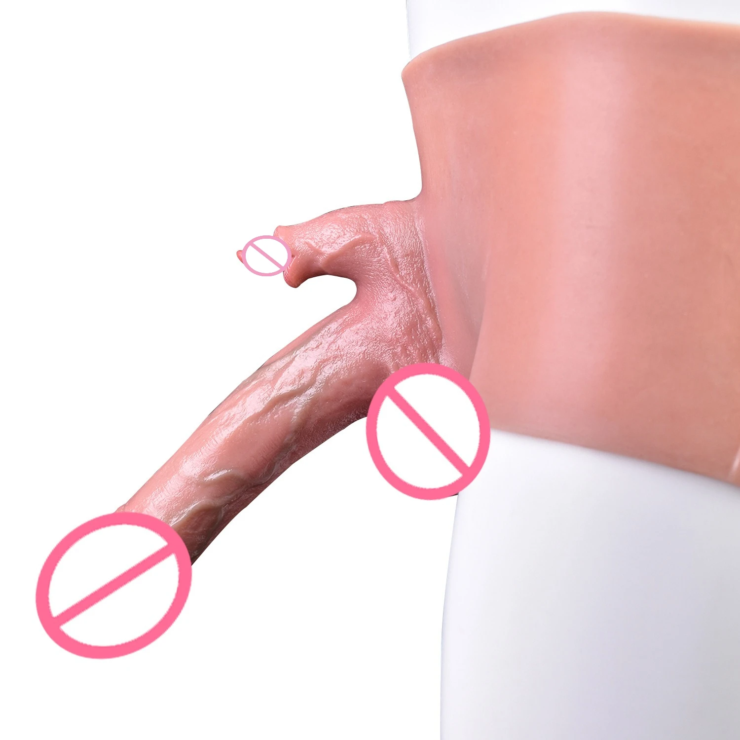 الرجال غطاء قضيب جوفاء يرتدي الاستمناء النشوة الجنسية لعبة الجنس سيليكون بنطال جلدي قطعة واحدة دسار غطاء القضيب منتجات جنسية