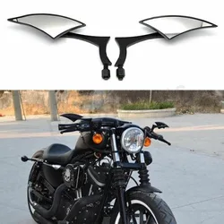 Motorcycle Rear Side Mirrors For Harley Sportster XL 883 XL1200 Touring Road King Softail Fatboy Dyna Bobber Chopper