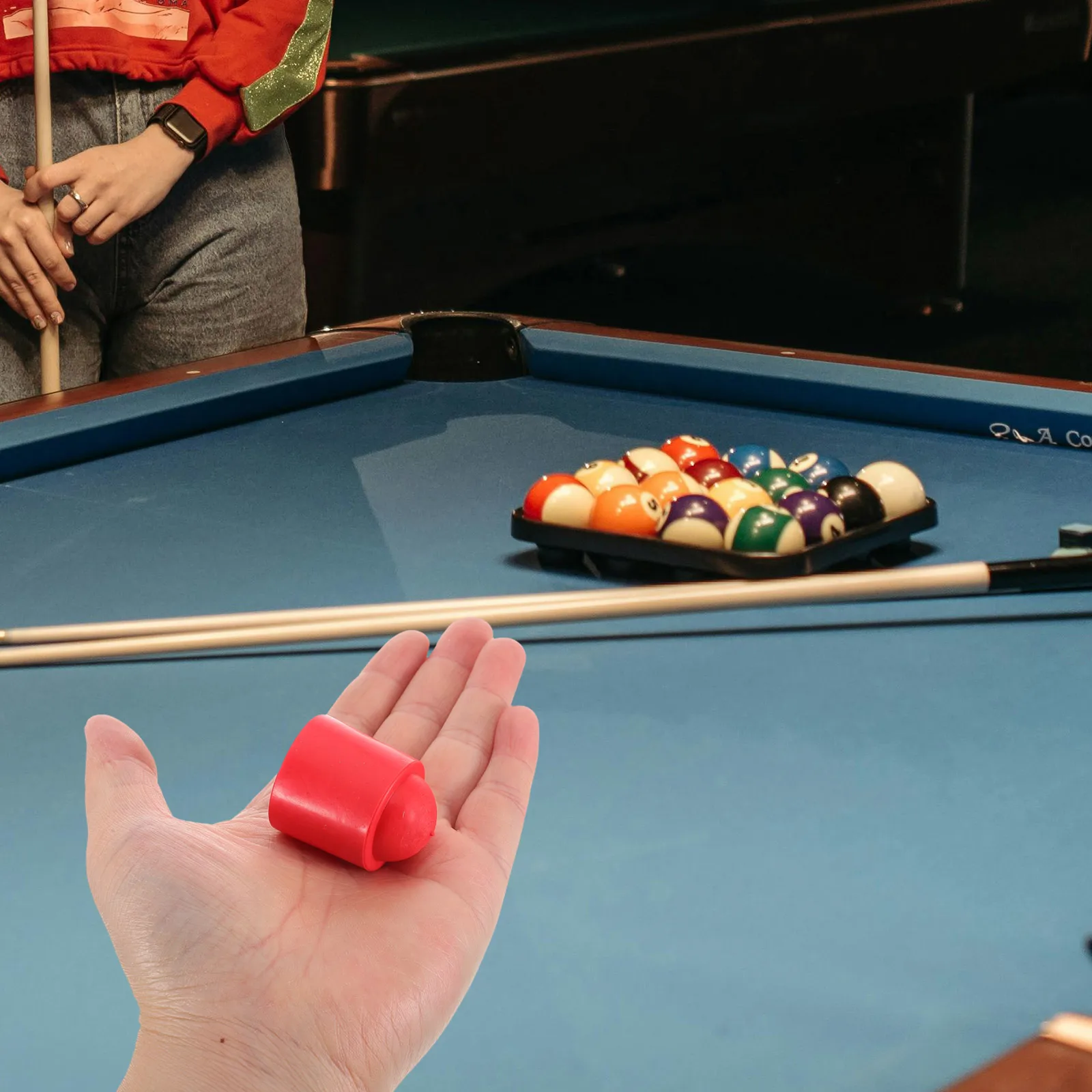 

10 PCS Billiard Cue Protective Cover Pool Tip Stick Rod Covers Sleeve Sleeves Rubber for Billard Protector