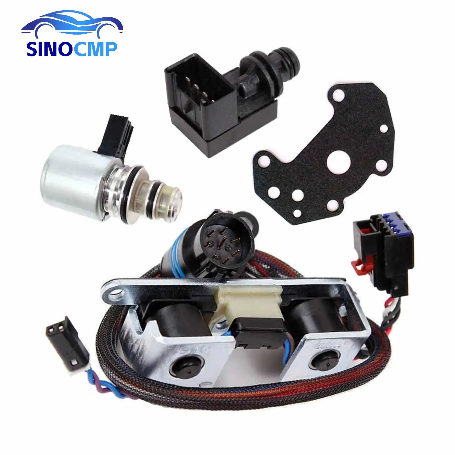 A500 518 44RE 46RE 47RE 48RE Transmission Solenoid Kit For 2000-up Dakota Durango Ram Van Grand Cherokee Laredo