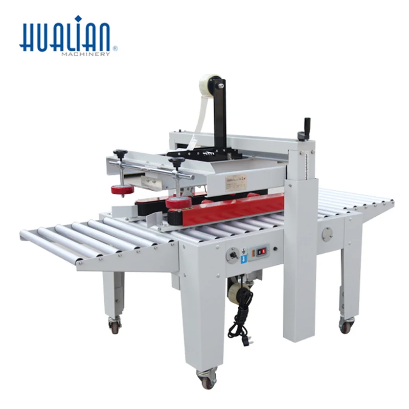 

FXJ-5050AS Hualian Semi Automatic Milk Carton Box Sealer Sealing Machine