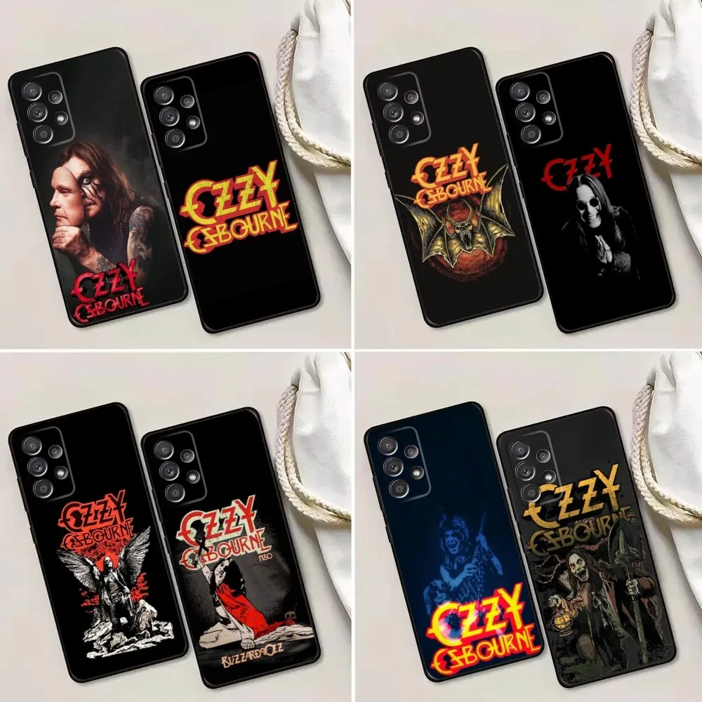 Rock Band O-Ozzy Osbourne Phone Case For Samsung Galaxy A13,A21s,A22,A31,A32,A52,A53,A71,A80,A91 Soft Black Phone Cover