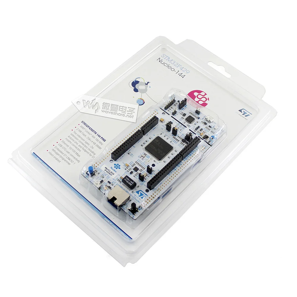 NUCLEO-F429ZI, STM32 Nucleo-144 Development Board With STM32F429ZI MCU, Supports Arduinos, ST Zio And Morpho Connectivity