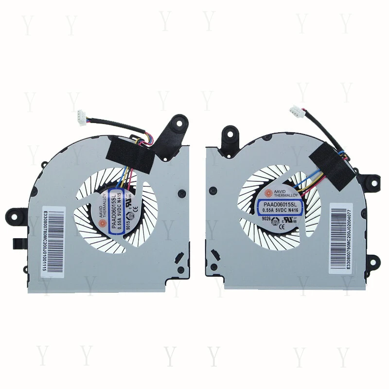 

Вентиляторы охлаждения для ноутбуков MSI GF75 Thin 8RC 8RD 9SC 9SD (левый и правый)