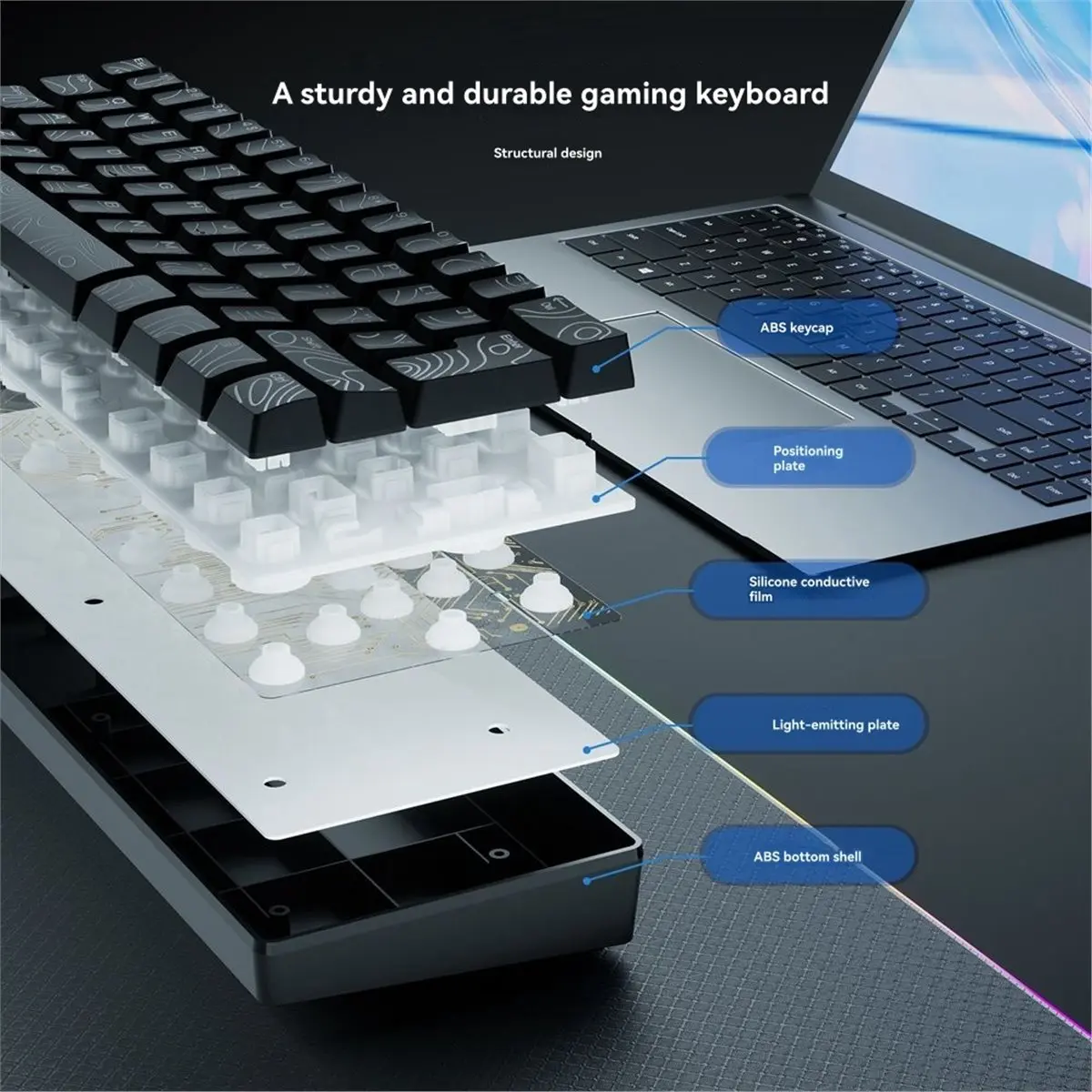 a60i]-61-keys-rgb-mechanical-keyboardportable-usb-wired-keyboard-blue-switch-for-pc-gaming-laptop