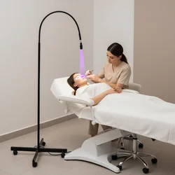 Floor UV LED Curing Lamp Foot Switch 10W Fast Dry Nail Polish Lash Glue Curing Beauty Salon Eyelash Extension Light