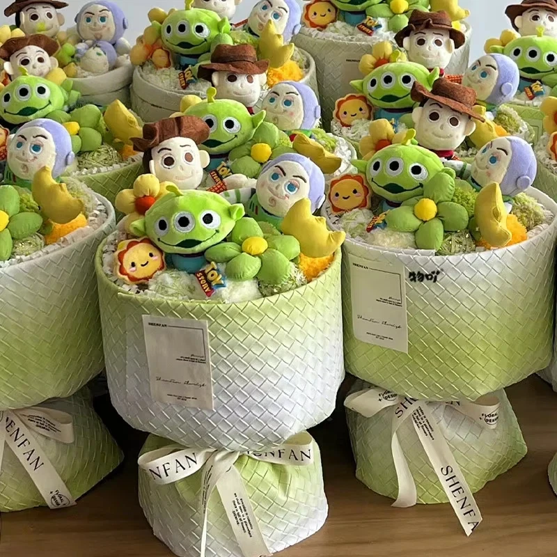 

Набор плюшевых игрушек-персонажей из «Истории игрушек»: Базз Лайтер, Вуди, Инопланетянин, Рекс. Подарок для детей и фанатов.