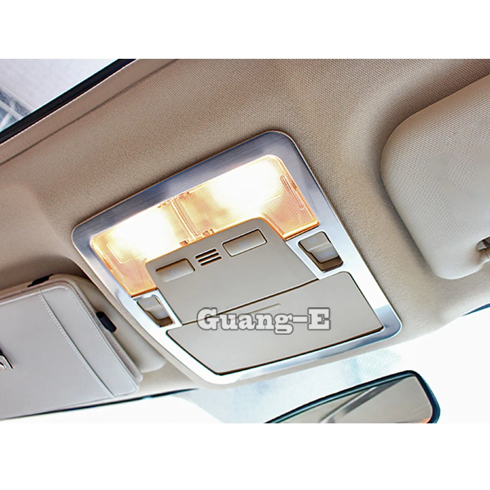 Car Cover Stick ABS Chrome Front/Rear Back Read Reading Light Switch Trim For Toyota Corolla Altis 2014 2015 2016 2017 2018 2019