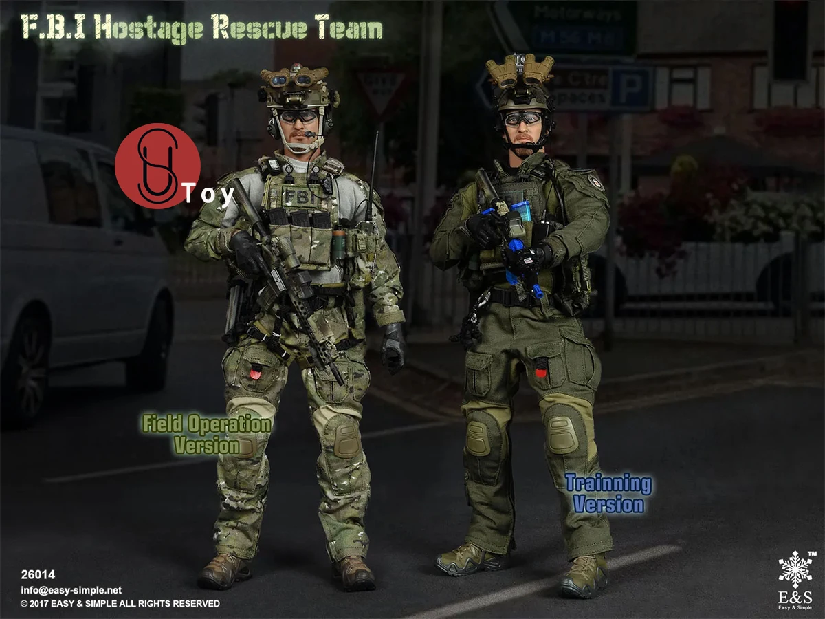 

Easy&Simple ES 26014 1/6 FBI Hostage Rescue Team Limited edition Military Soldier Action figure Full Set Collectible Model Toy